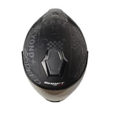 Casco Shaft Pro 240Dv Retrum Negro Gris Visor Iridium Silver